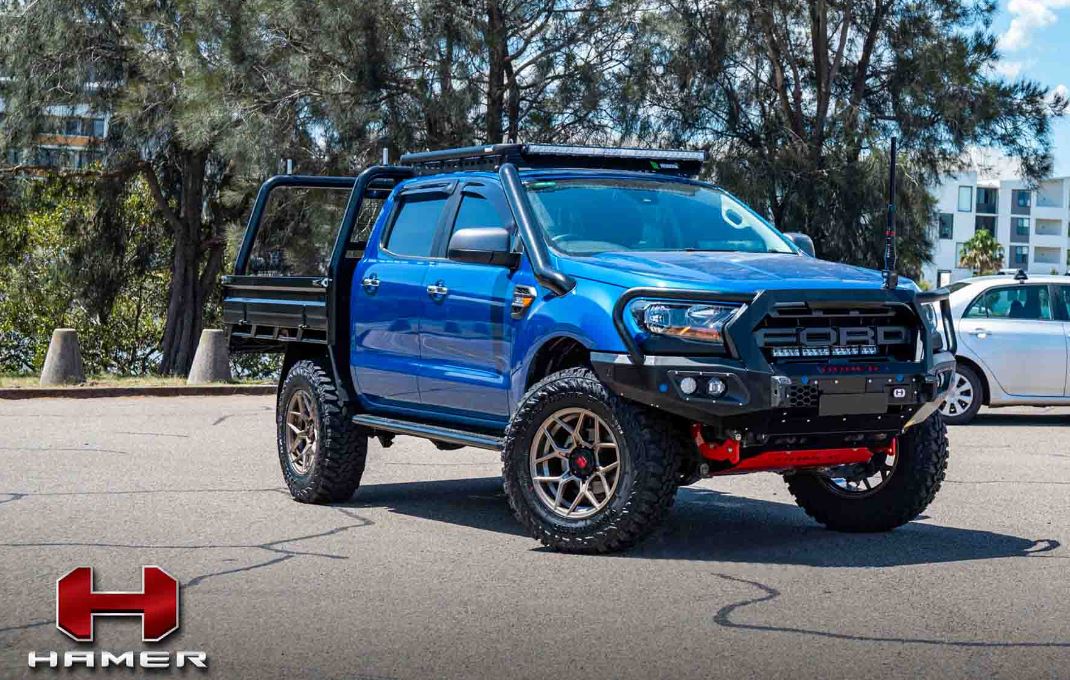 HAMER 4X4 KING SERIES PLUS BULL BAR FOR FORD RANGER PX2, PX3 (2015 – 2 ...